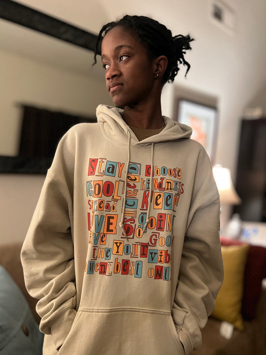Kind Words Adult Unisex Hoodie