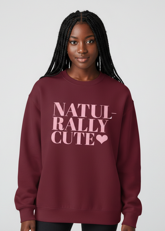 Naturally Cute - Oversized heavyweight sweatshirt
