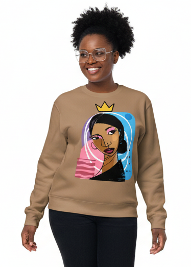 Crowned Reflections - Premium Sweatshirt