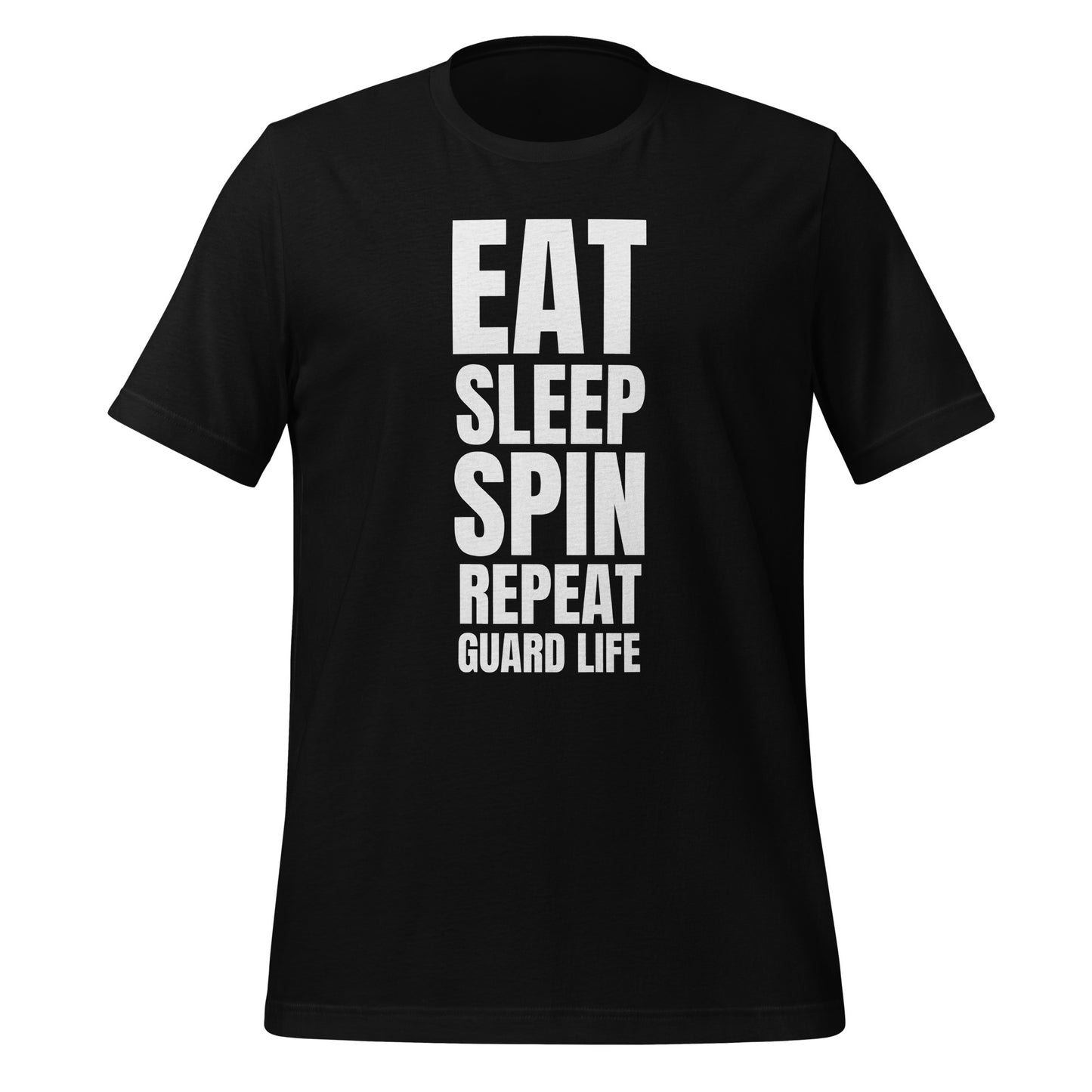 EAT. SLEEP. SPIN. REPEAT (Color Guard) Adult T-Shirt