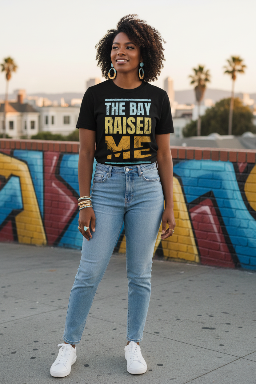 The Bay Raised Me Adult - t-shirt