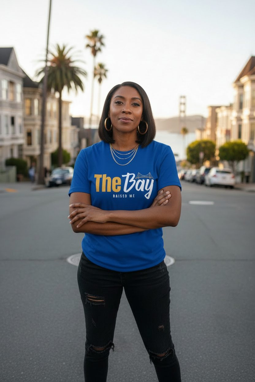 The Bay Raised Me Adult t-shirt