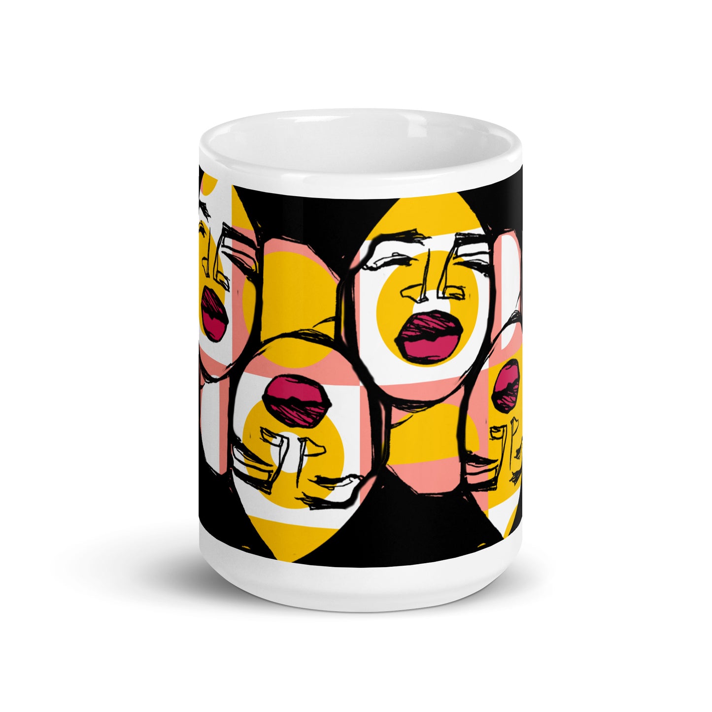 Lips glossy mug
