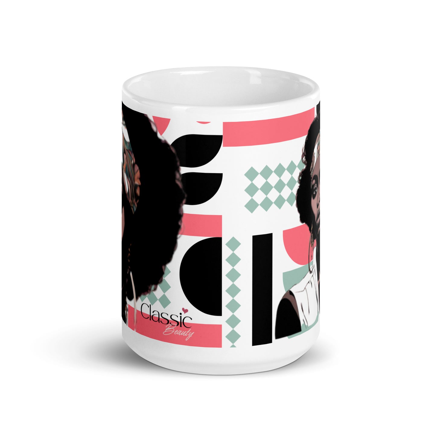 Classic Beauty (Two) glossy mug