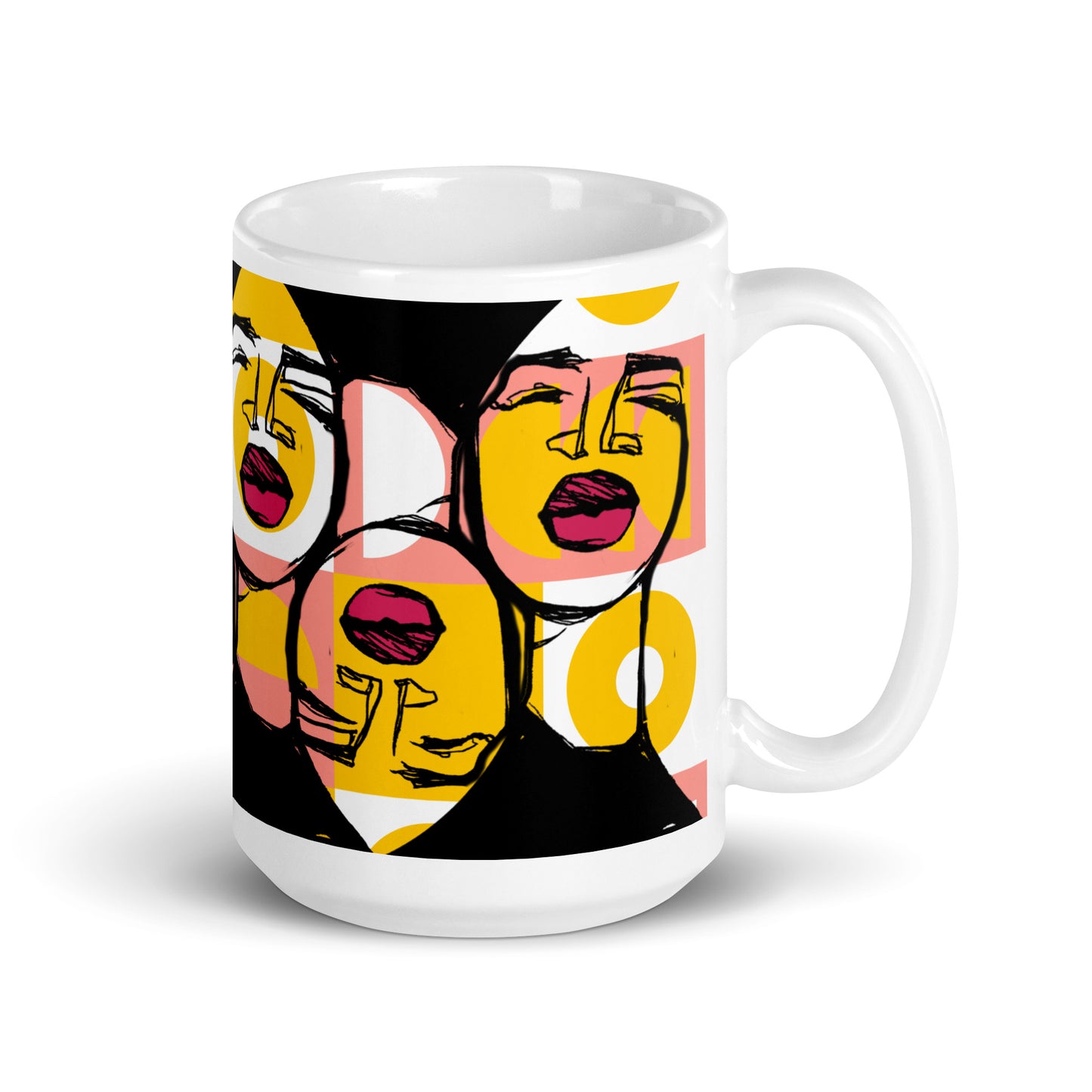 Lips glossy mug