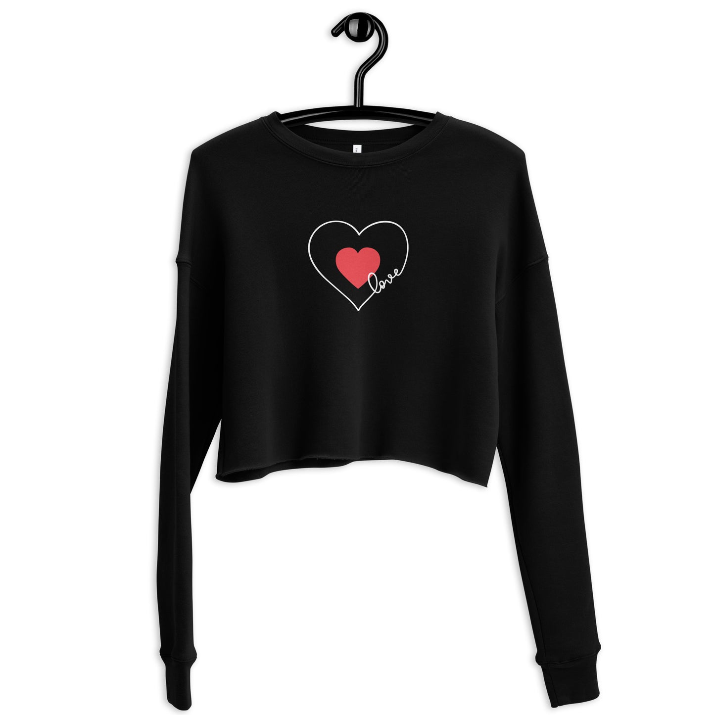 Heart Crop Sweatshirt