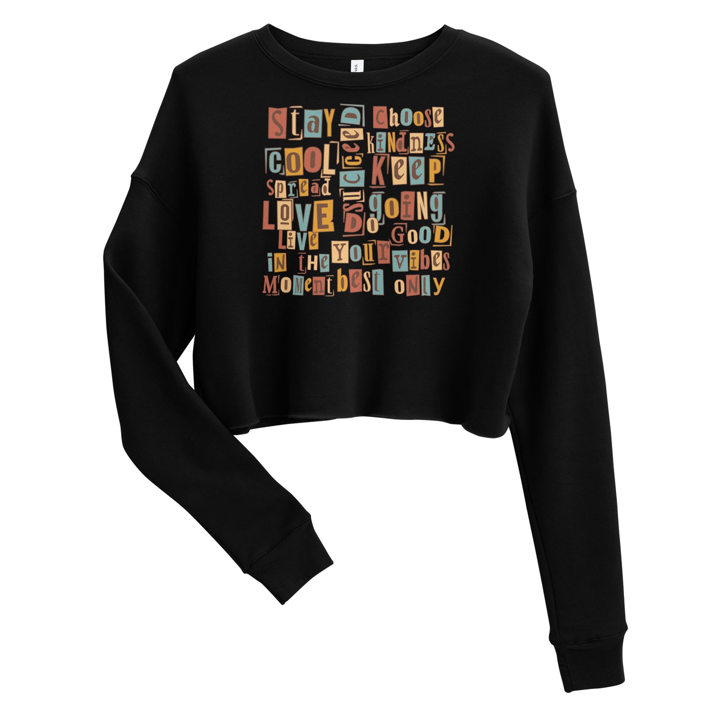 Kind Words Crop Sweatshirt