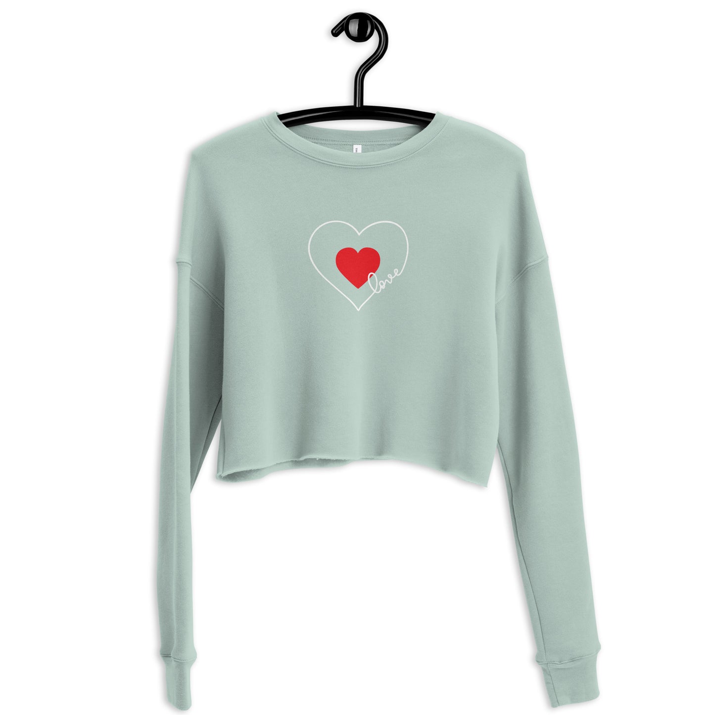 Heart Crop Sweatshirt