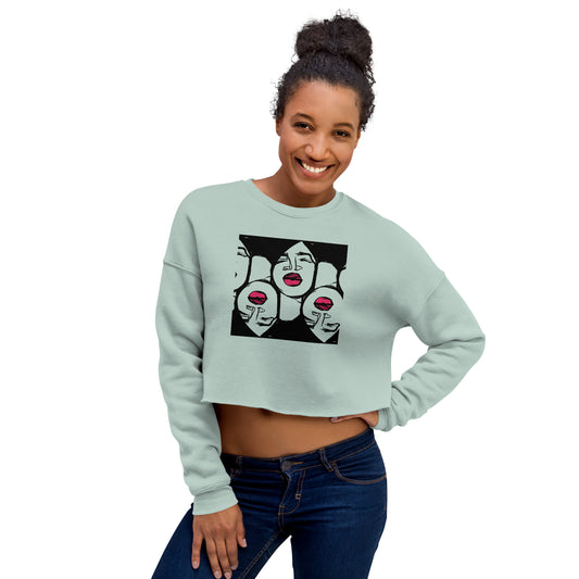 Lips Crop Sweatshirt