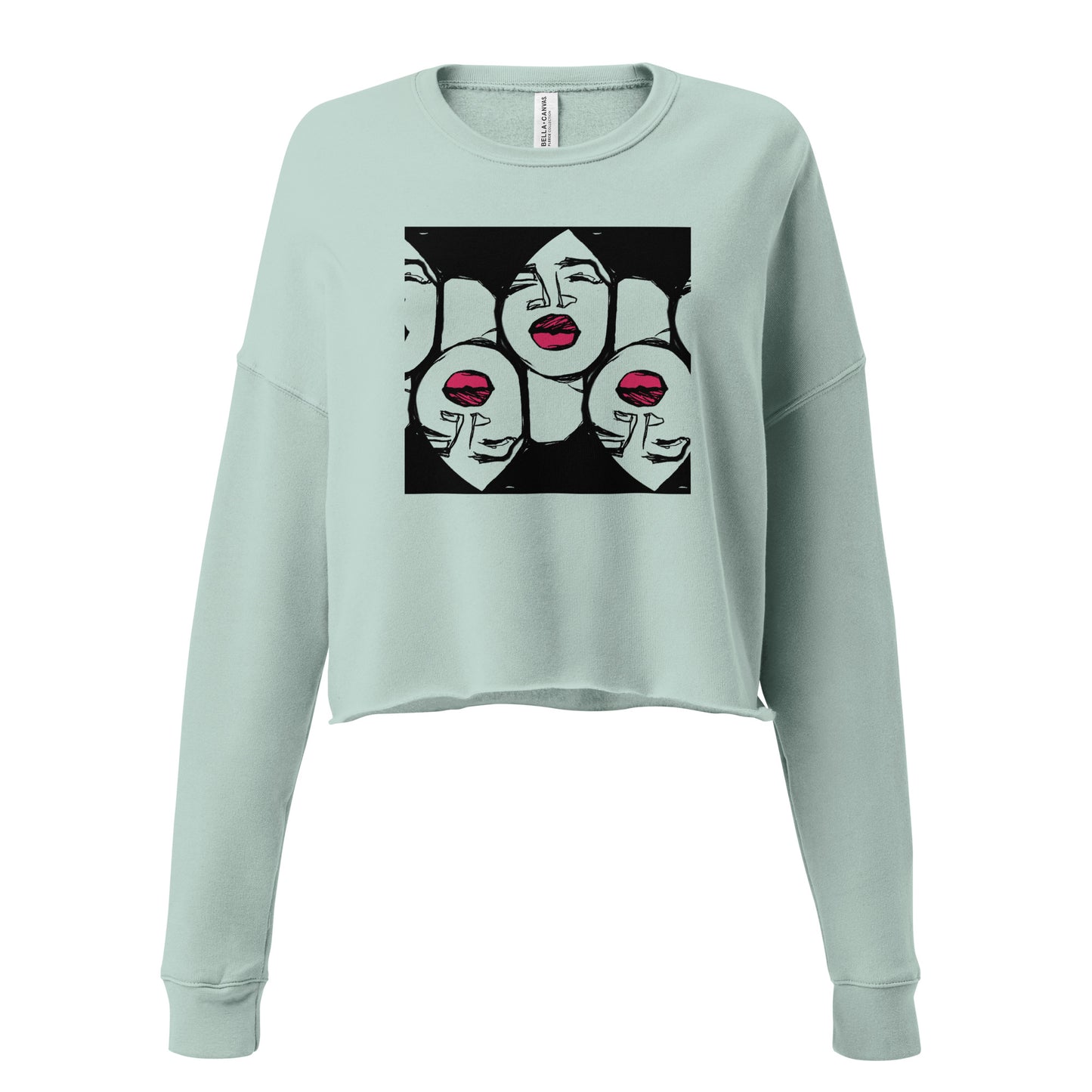 Lips Crop Sweatshirt