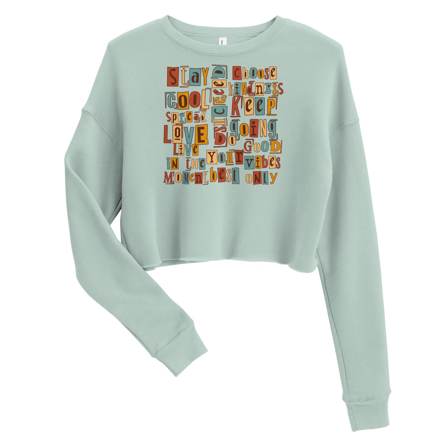 Kind Words Crop Sweatshirt