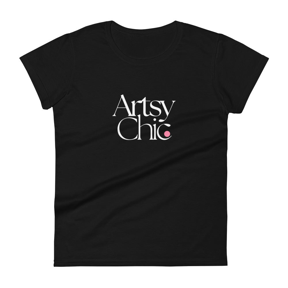 ARTSY CHIC Women's Fashion Fit T-shirt