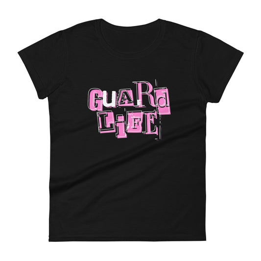 Color Guard (Pink) Women's Fashion Fit T-shirt