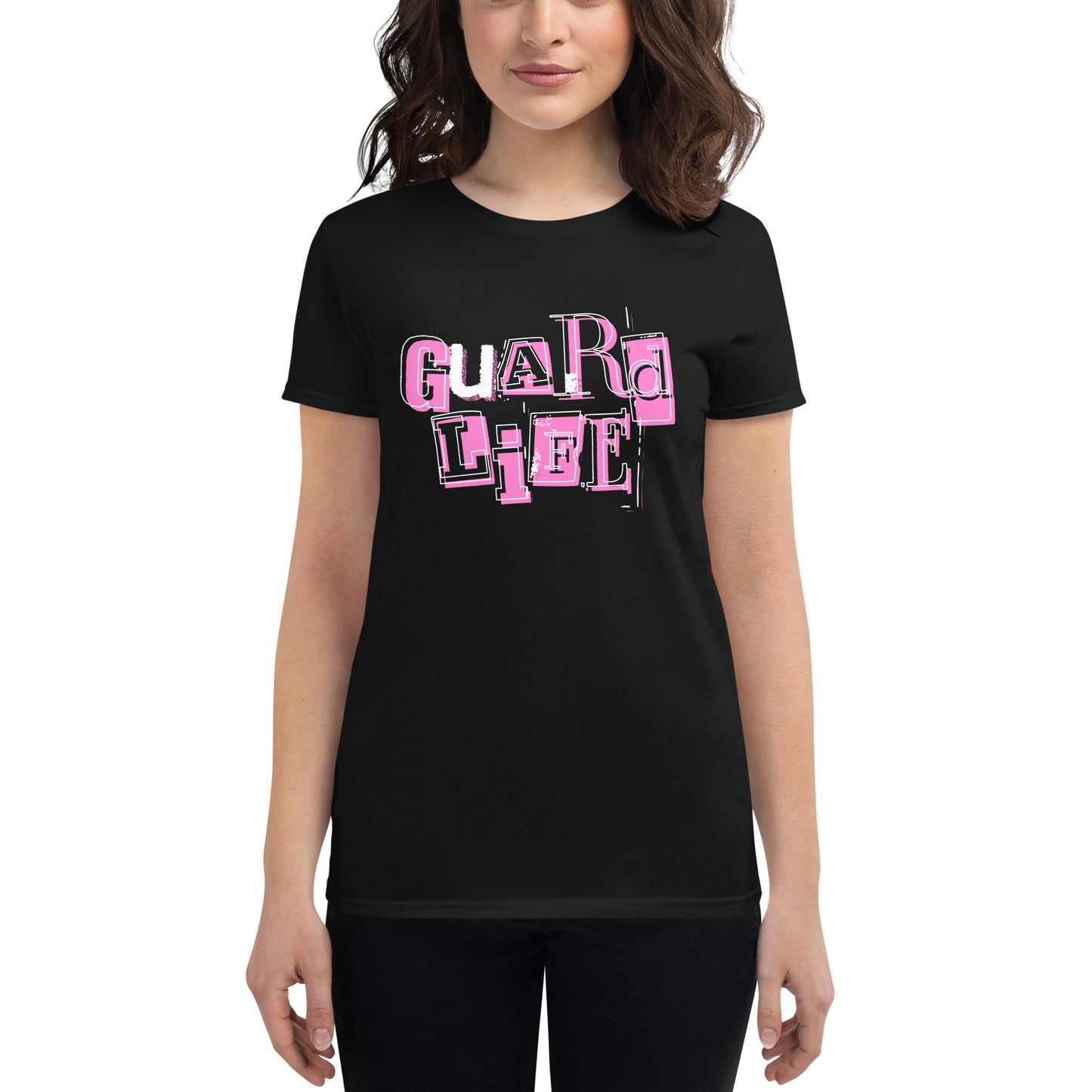Color Guard (Pink) Women's Fashion Fit T-shirt