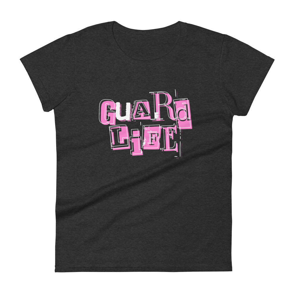 Color Guard (Pink) Women's Fashion Fit T-shirt