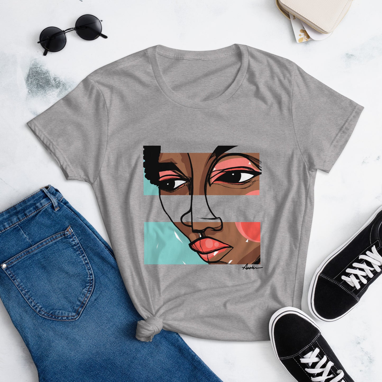 Mood (Two) Women's Fashion Fit T-shirt