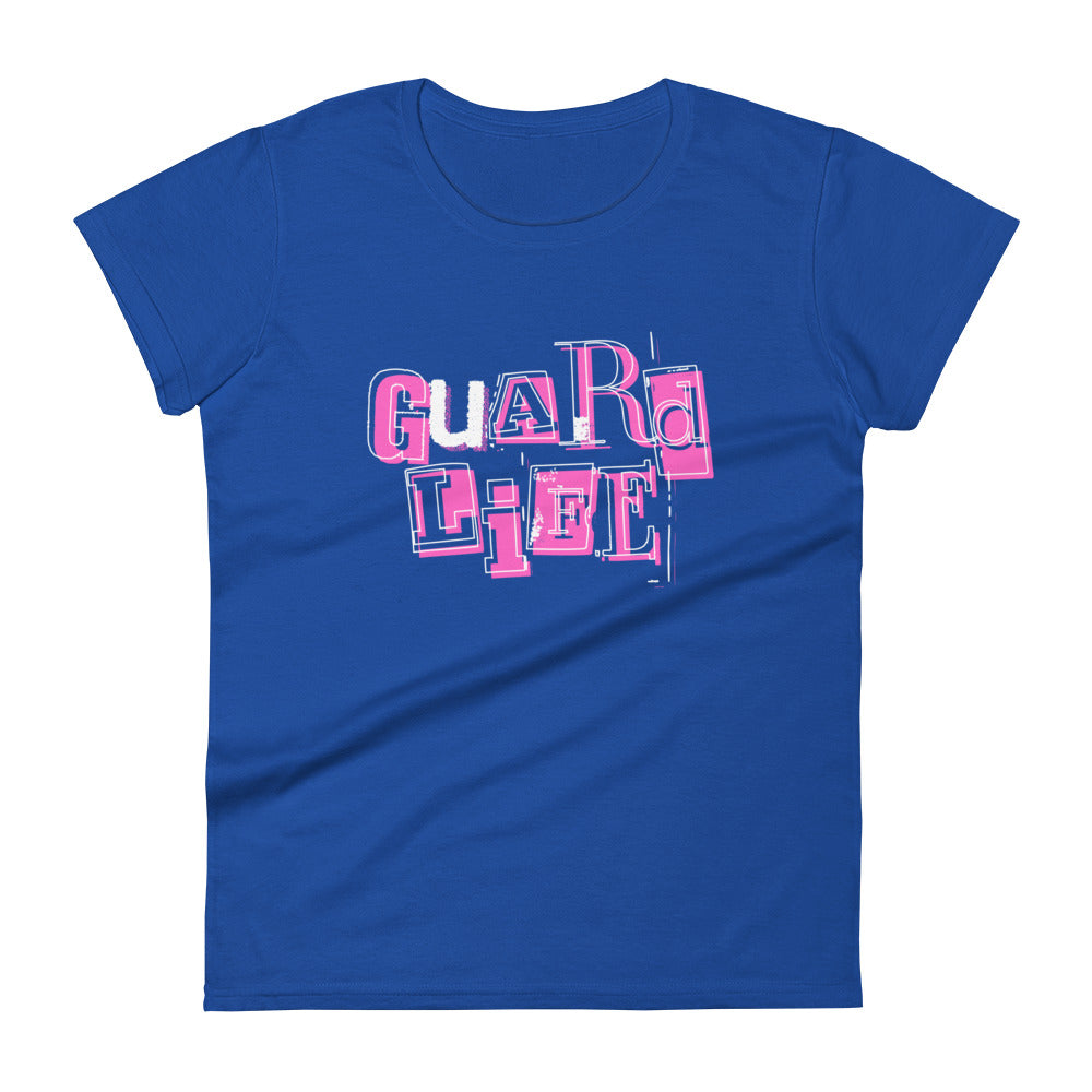 Color Guard (Pink) Women's Fashion Fit T-shirt