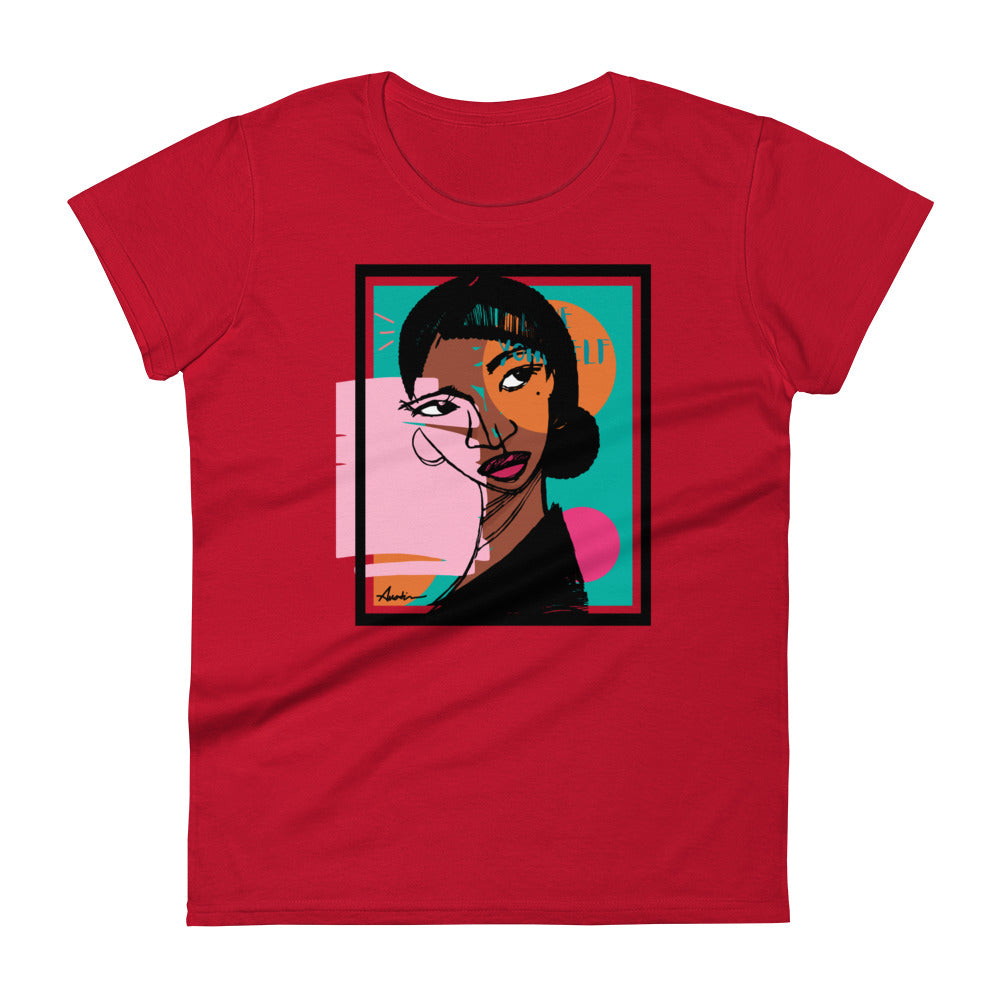 Orange Moon Women's Fashion Fit T-shirt