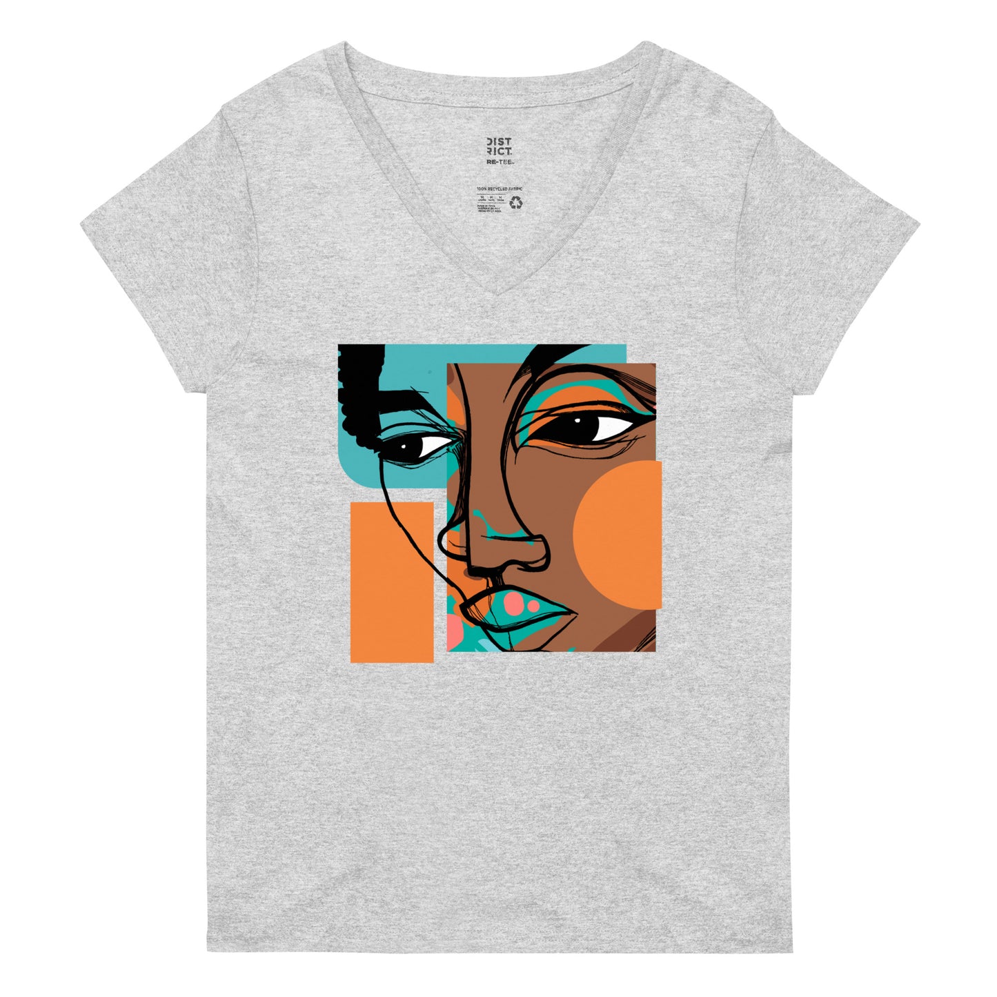 Mood Women’s recycled v-neck t-shirt