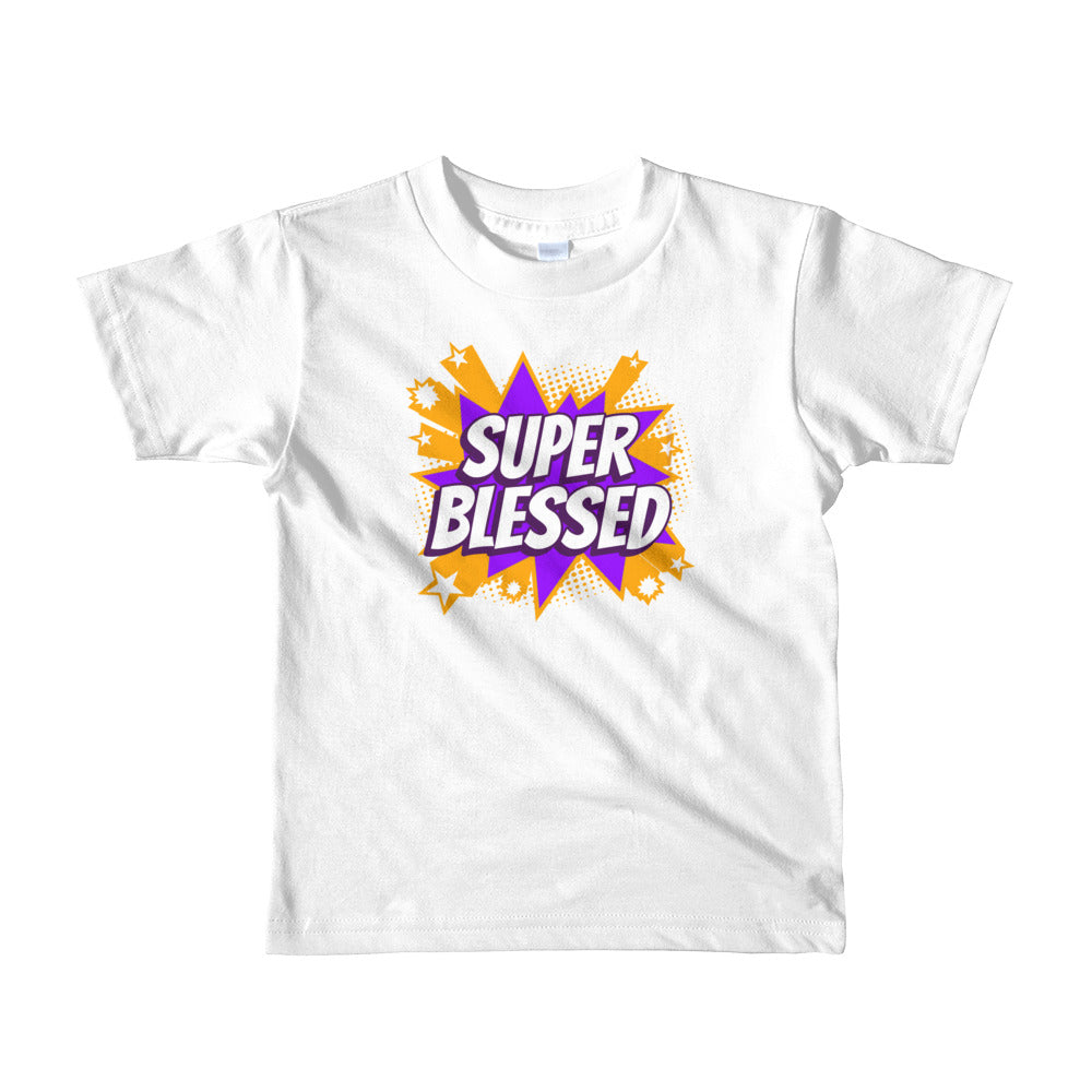 SUPER BLESSED kids t-shirt