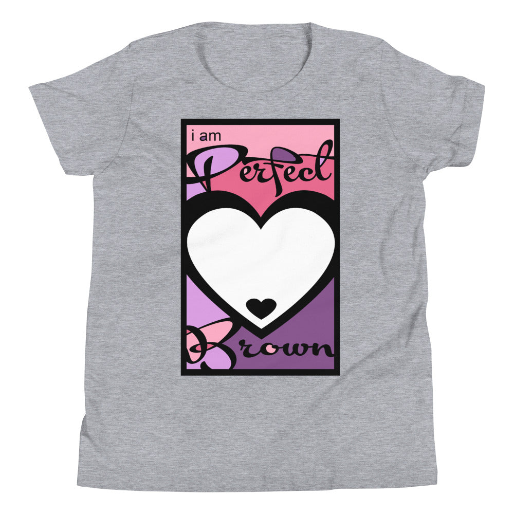 i am Perfect Brown Girl's T-Shirt