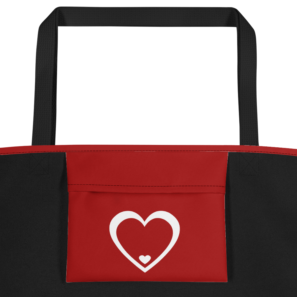 Logo Red & Black Bag