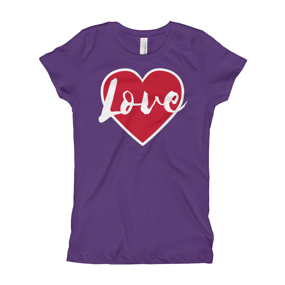 Love Girl's (Princess Style) T-Shirt