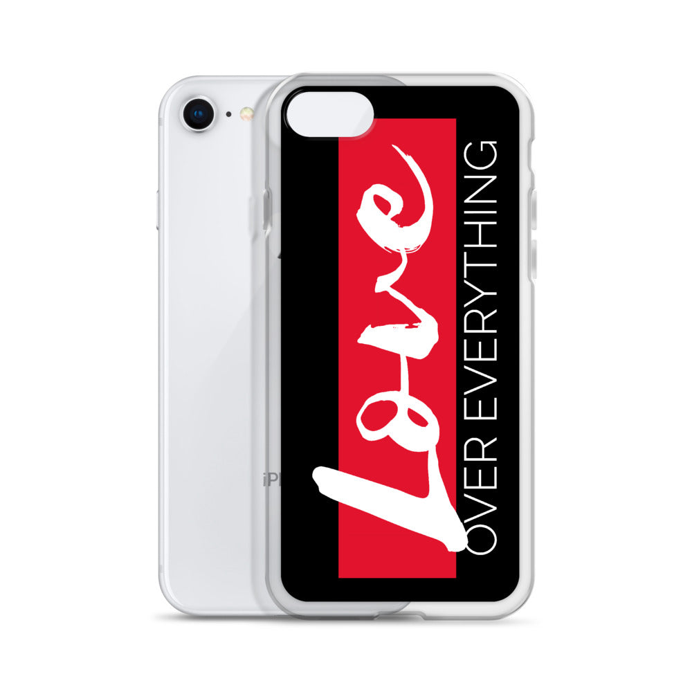 Love Over Everything iPhone Case (Blk)