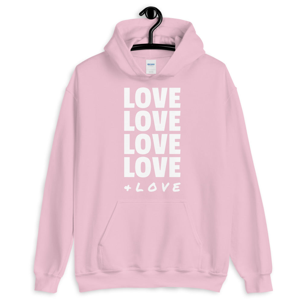 LOVE LOVE LOVE LOVE + LOVE Adult Hoodie