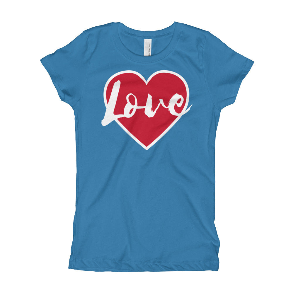 Love Girl's (Princess Style) T-Shirt