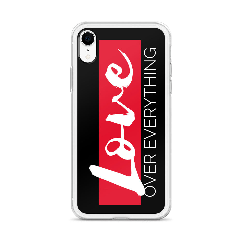 Love Over Everything iPhone Case (Blk)