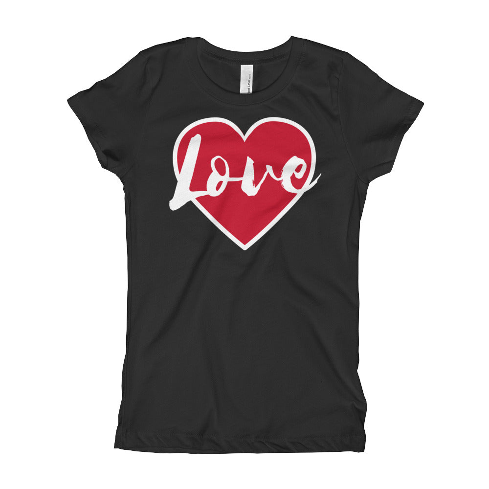Love Girl's (Princess Style) T-Shirt