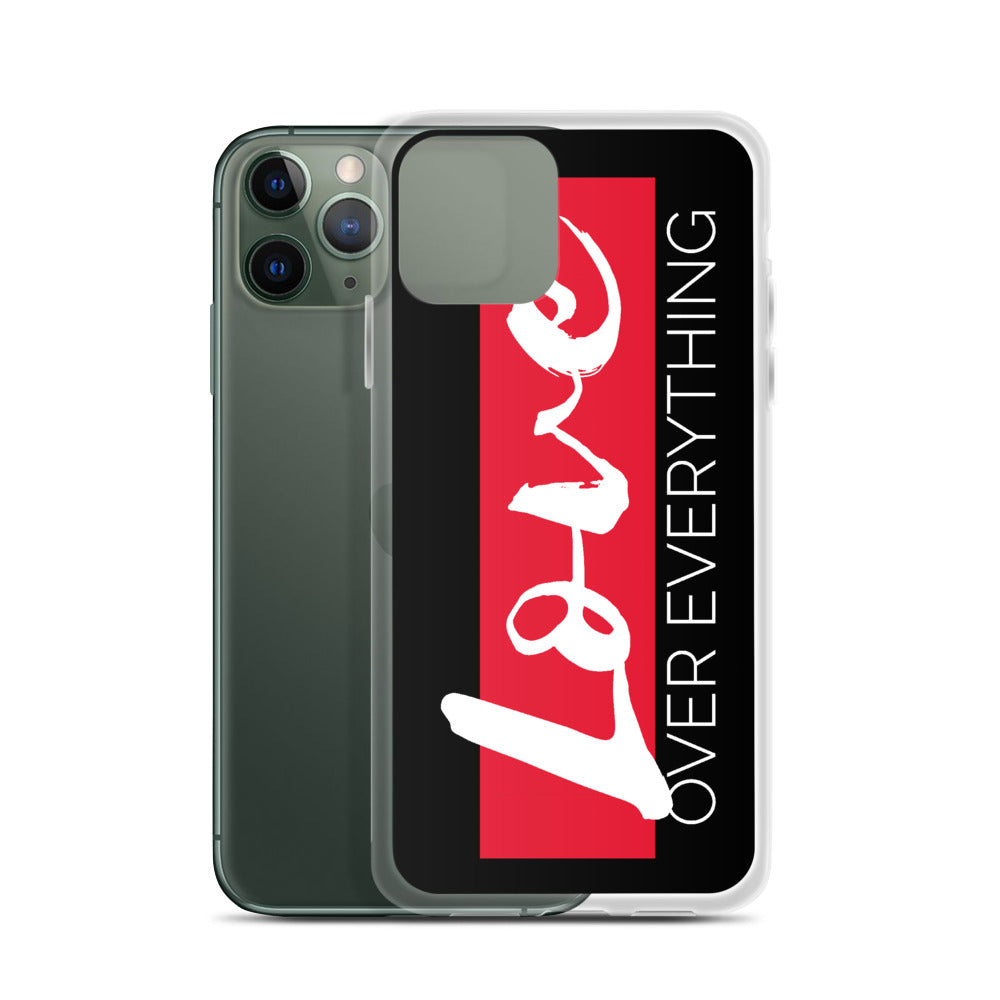 Love Over Everything iPhone Case (Blk)