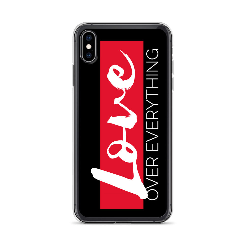 Love Over Everything iPhone Case (Blk)