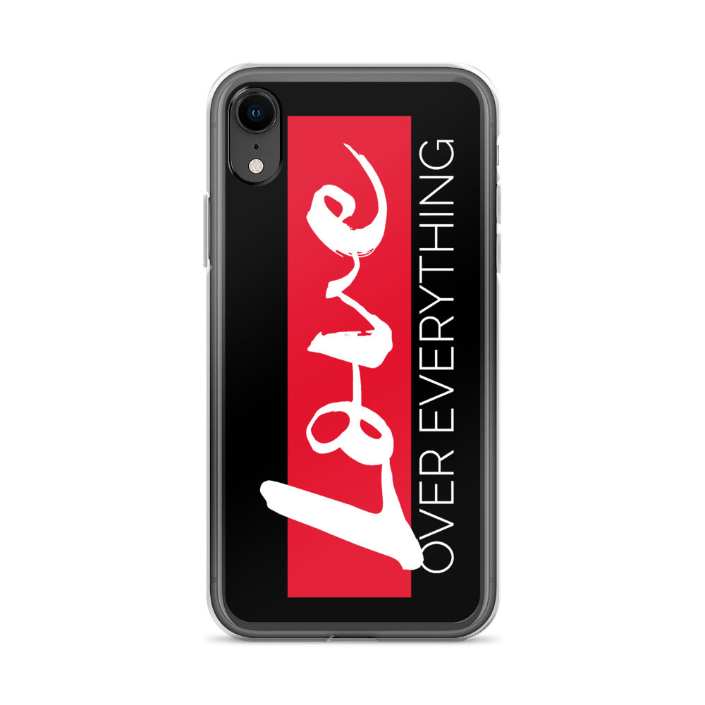 Love Over Everything iPhone Case (Blk)