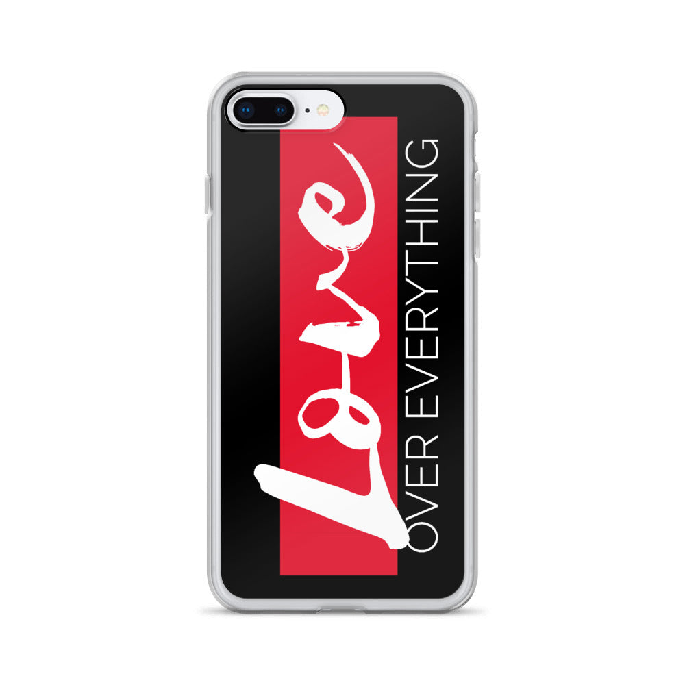 Love Over Everything iPhone Case (Blk)