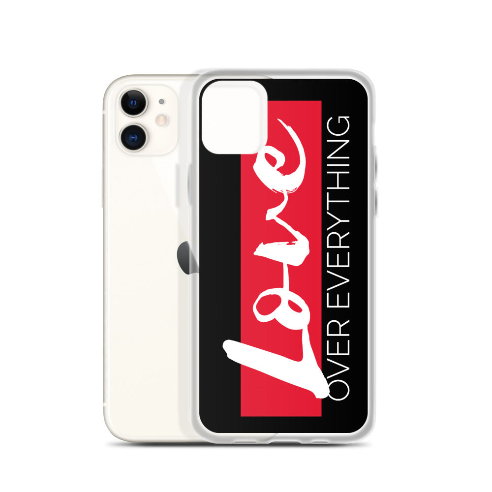 Love Over Everything iPhone Case (Blk)