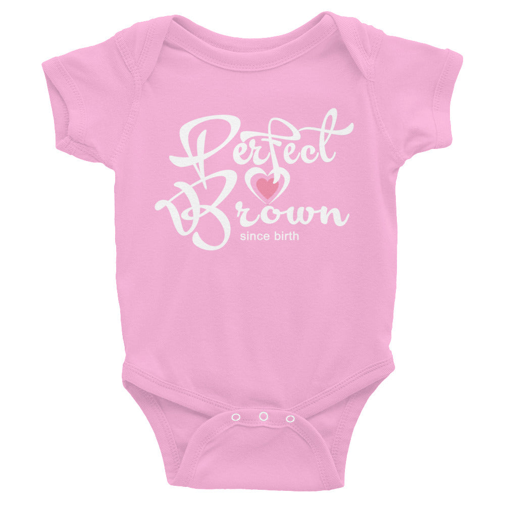 Perfect Brown Infant Bodysuit