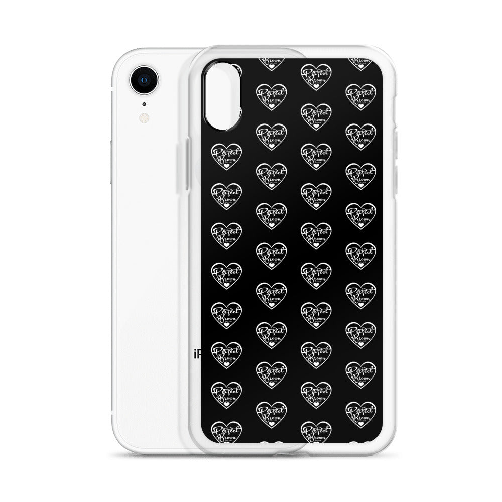Perfect Brown Logo Infinity iPhone Case (Blk)