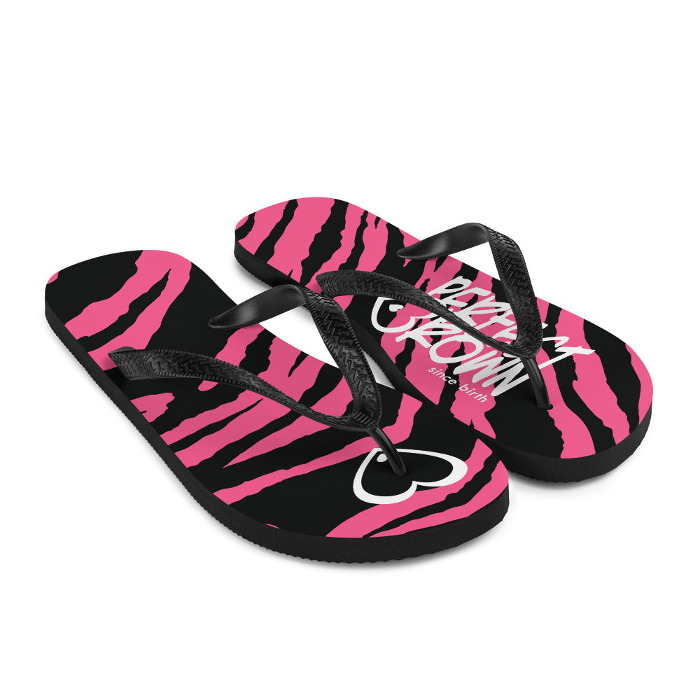 Perfect ♥rown Flip-Flops