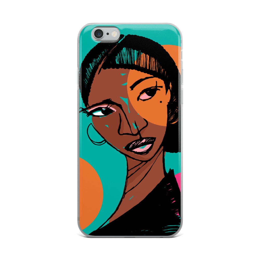 Orange Moon iPhone Case