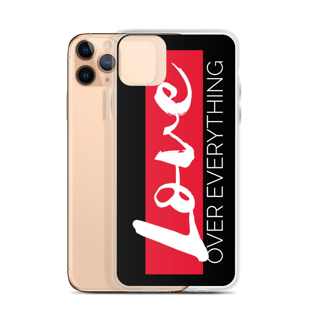 Love Over Everything iPhone Case (Blk)