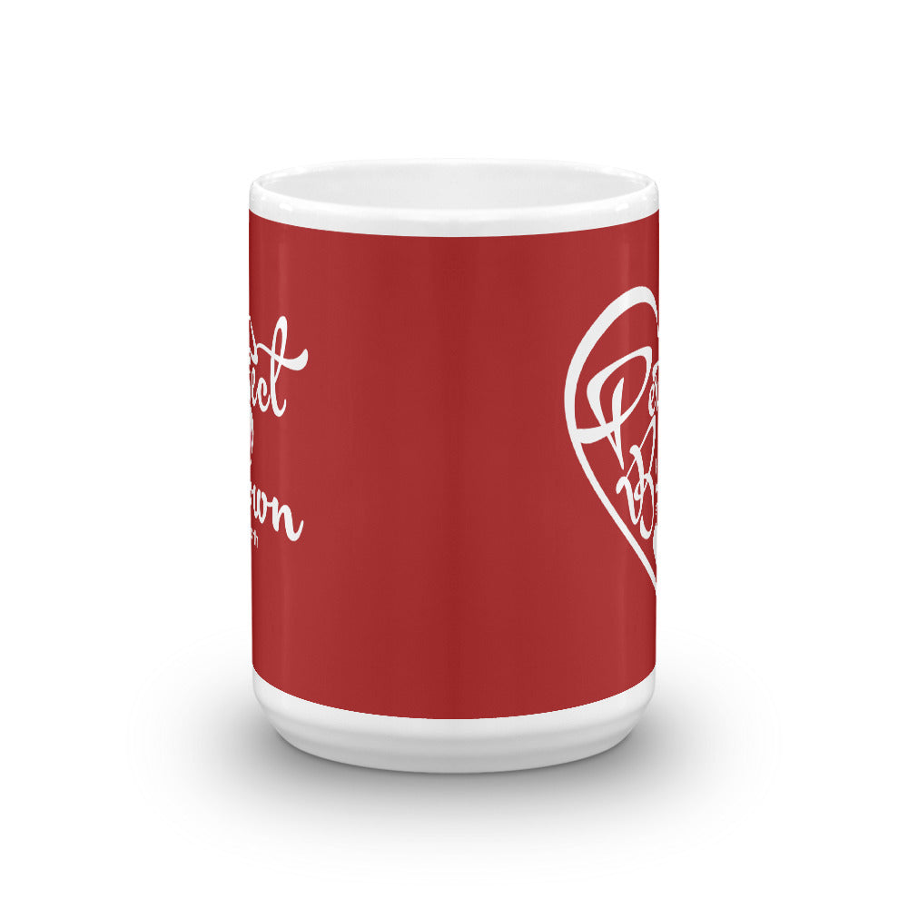 Perfect Brown Logo Mug (Red)