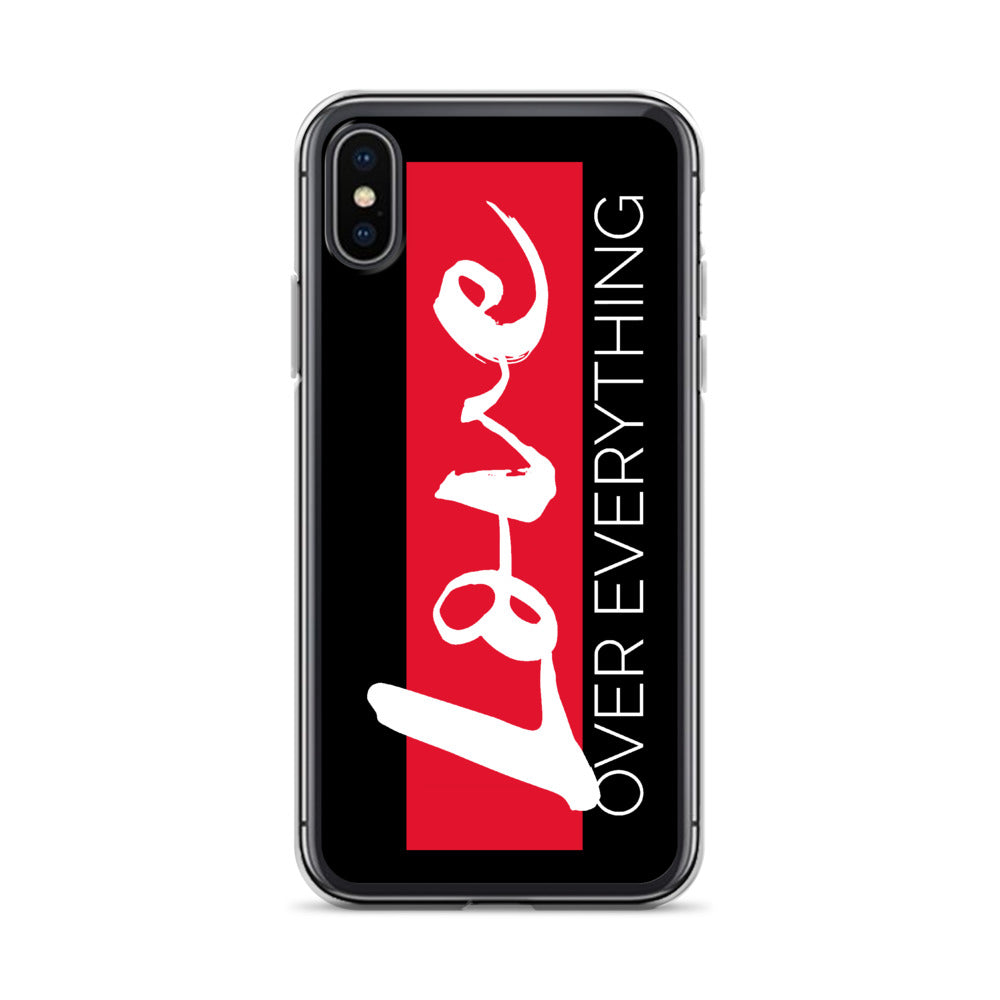 Love Over Everything iPhone Case (Blk)