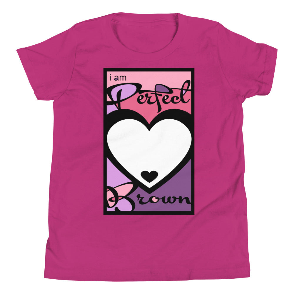i am Perfect Brown Girl's T-Shirt
