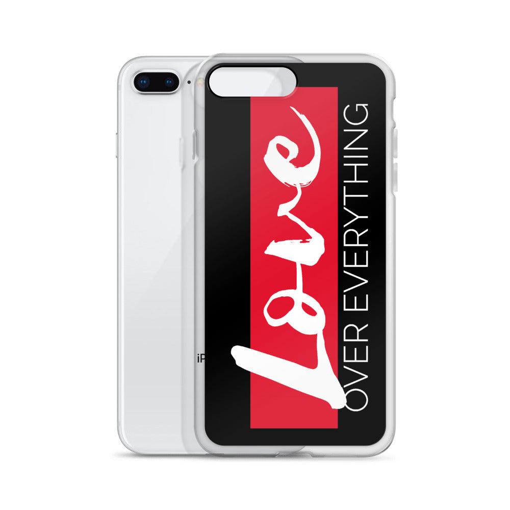 Love Over Everything iPhone Case (Blk)