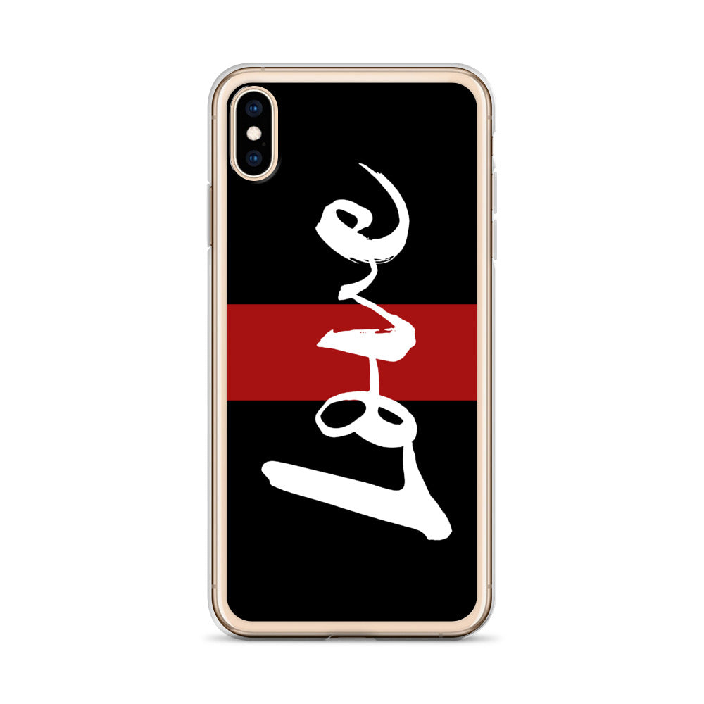 Love Line iPhone Case (Blk)