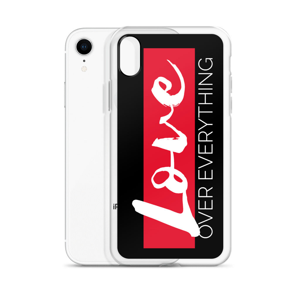 Love Over Everything iPhone Case (Blk)