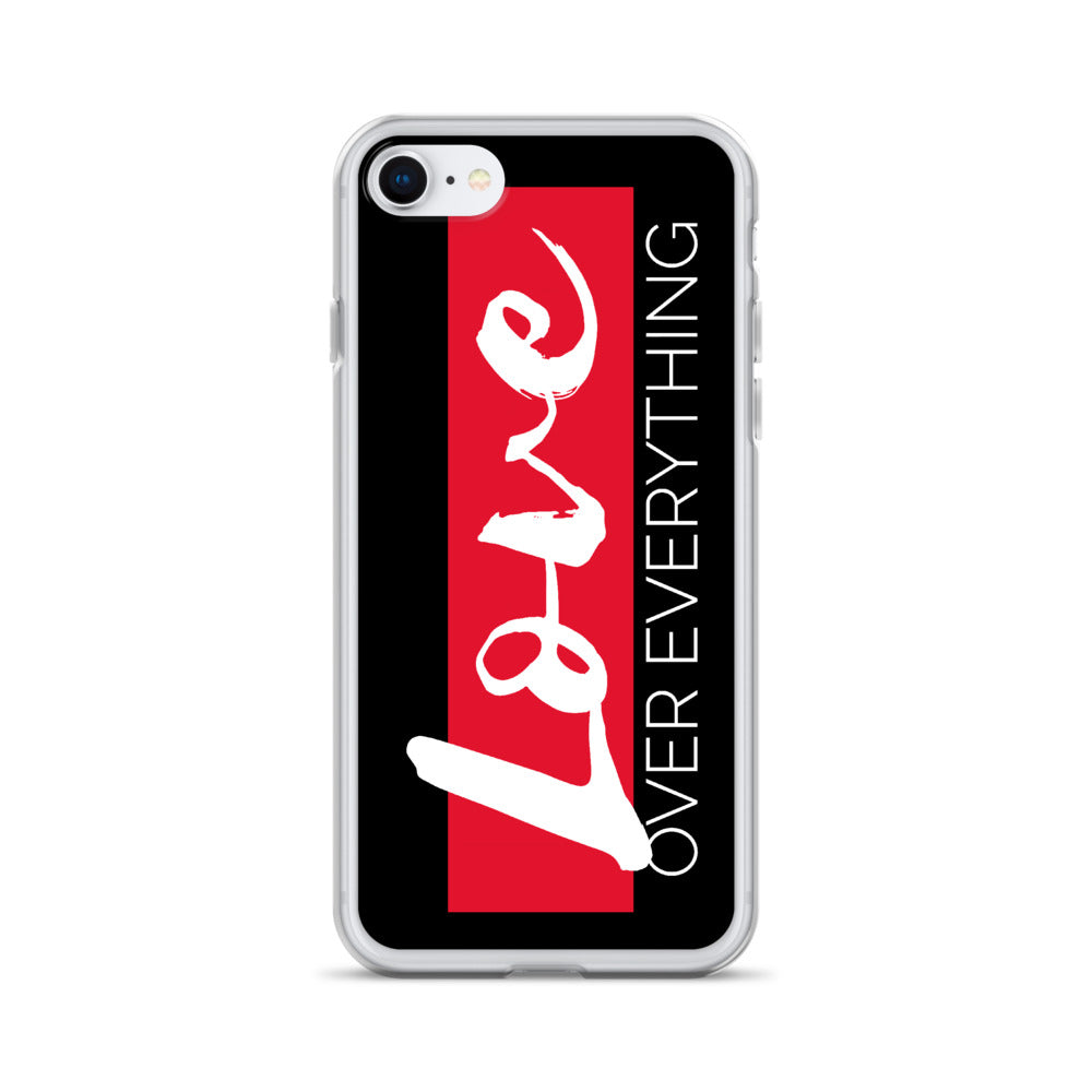 Love Over Everything iPhone Case (Blk)