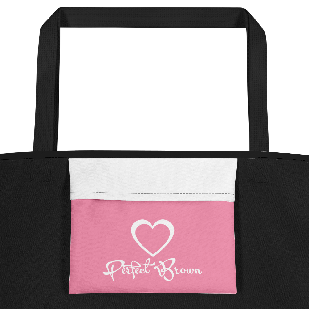Logo Pink & Black Bag